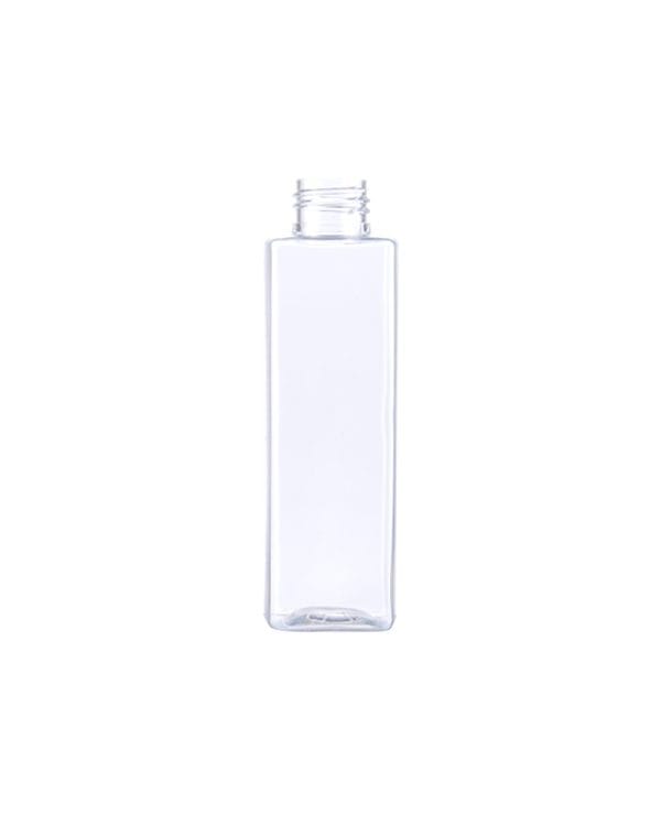 Boca 100 ml prozirna, pravokutna PET, 20/410