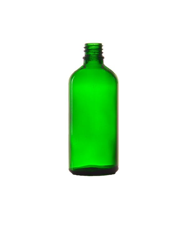 Boca staklena Stella, 100 ml, zelena, DIN 18