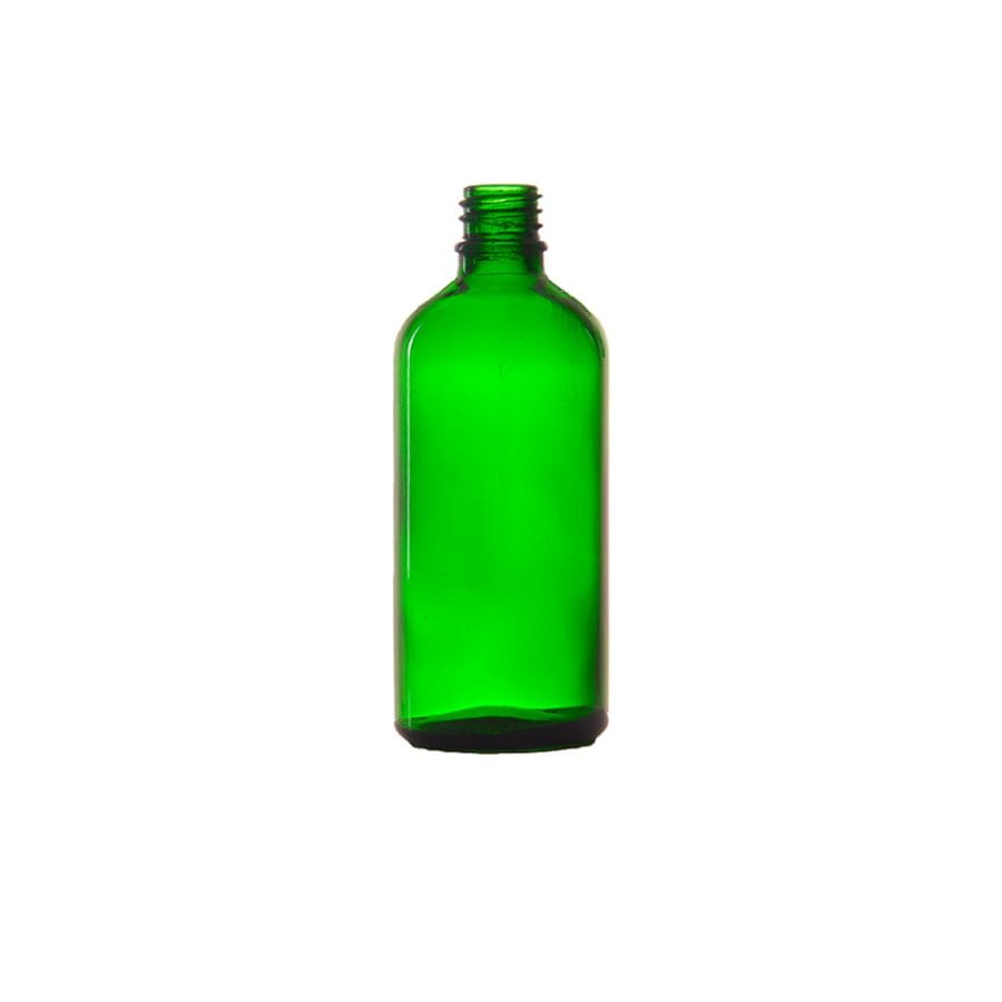 Boca staklena Stella, 100 ml, zelena, DIN 18