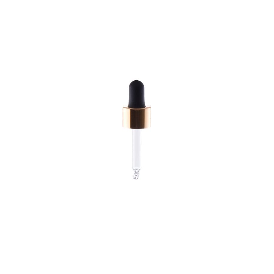 Staklena kapalica DIN18 za bocu 10ml - zlatna