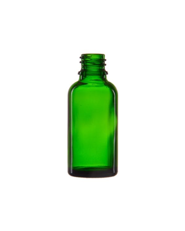 Boca staklena Stella, 30 ml, DIN18, zelena