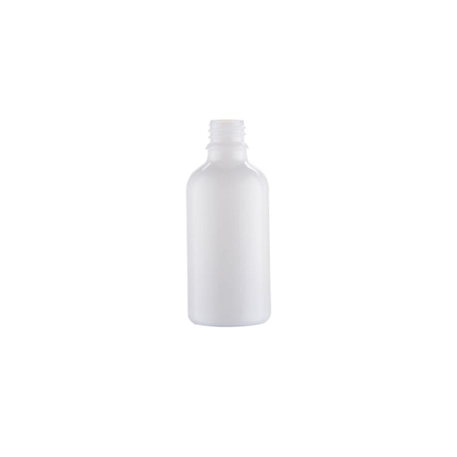 Boca staklena Stella, 50 ml, bijela, DIN 18