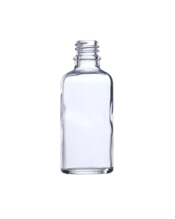 Boca staklena Stella, 100 ml, prozirna, DIN 18