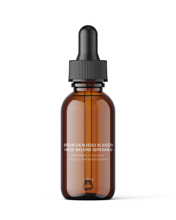 Serum for scalp care and hair prone to hair loss