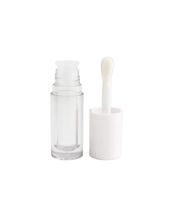 Bočica / Stick za sjajilo, bijeli poklopac, prozirno tijelo