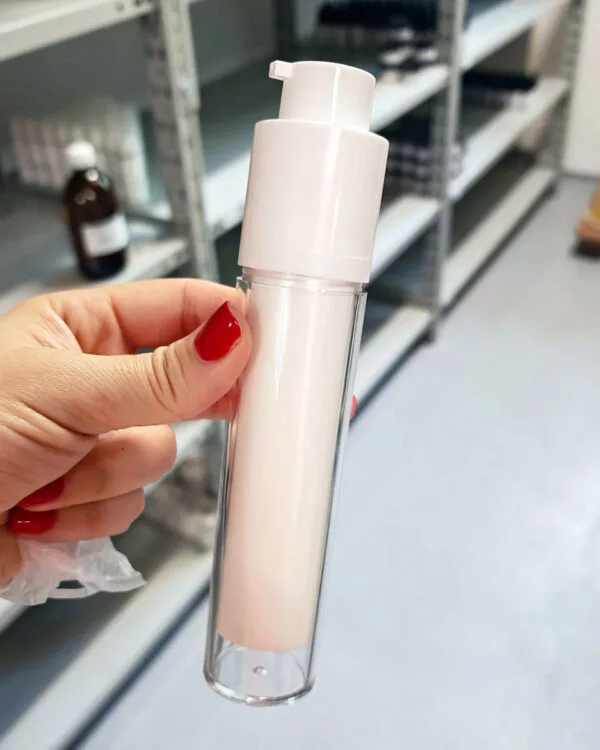 Airless boca uska, bijela, 50ml